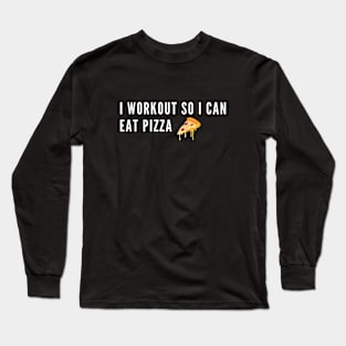 Funny gym quote Long Sleeve T-Shirt